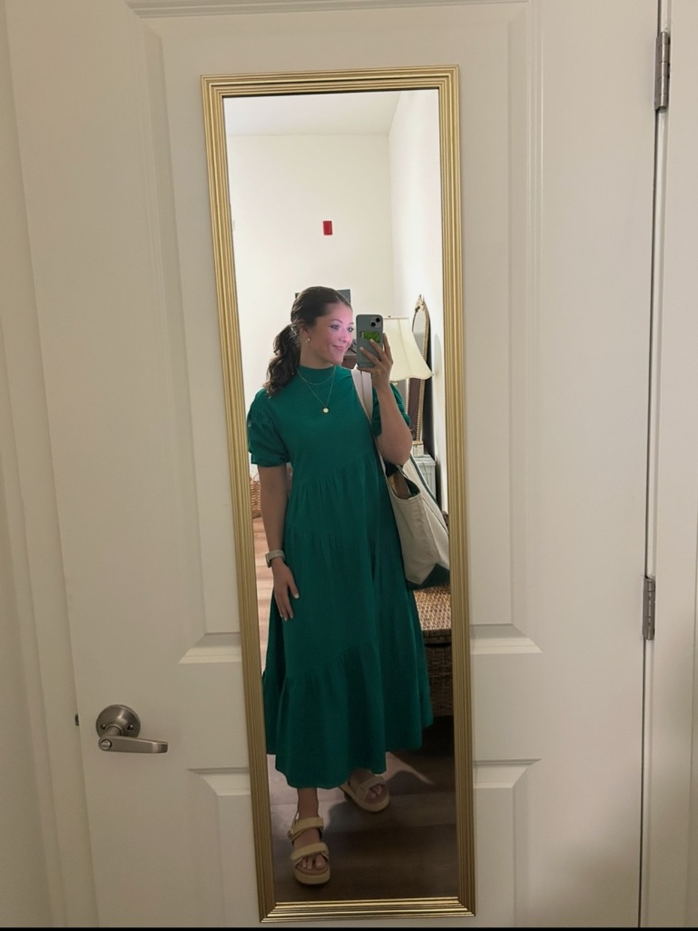 EMERALD GREEN DRESS
